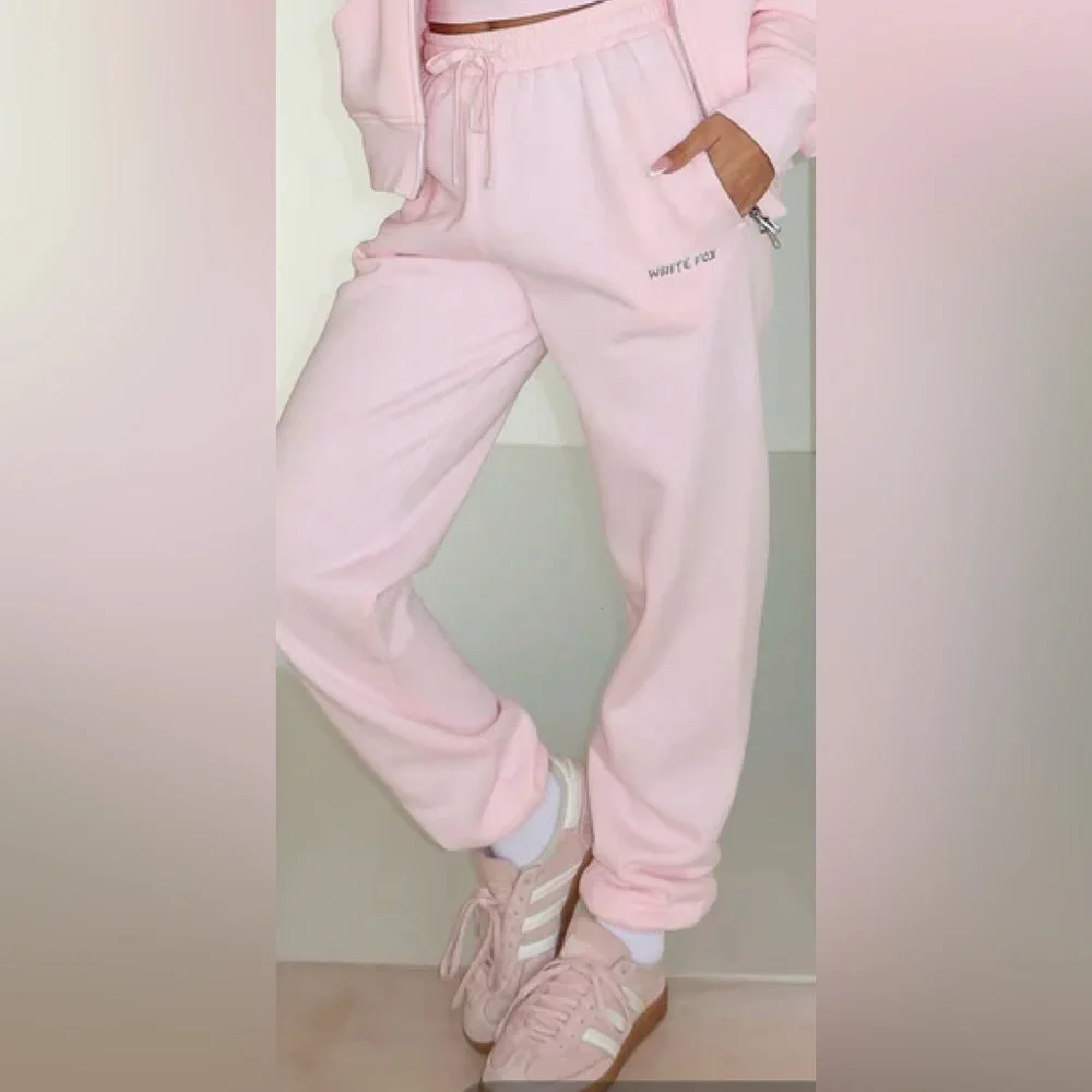NWT White Fox Test Drive Sweatpants in size XS color Icy Pink - Picture 1 of 6